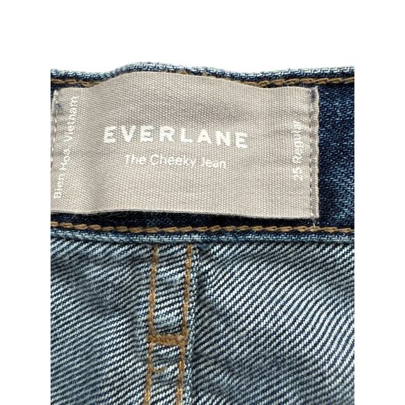 Everlane The Cheeky Jean Size 25 Distressed Leg - Picture 2 of 5